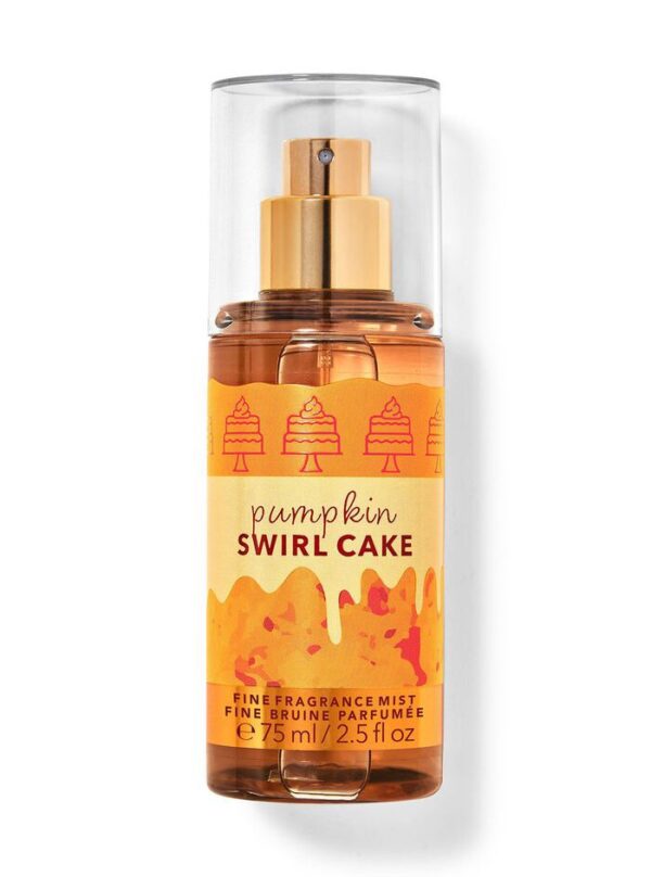 Bath & Body Works Pumpkin Swirl Cake Travel Size Fine Fragrance Mist