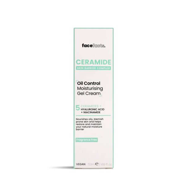 Face Facts Ceramide Oil Control Moisturising Gel Cream - Image 2