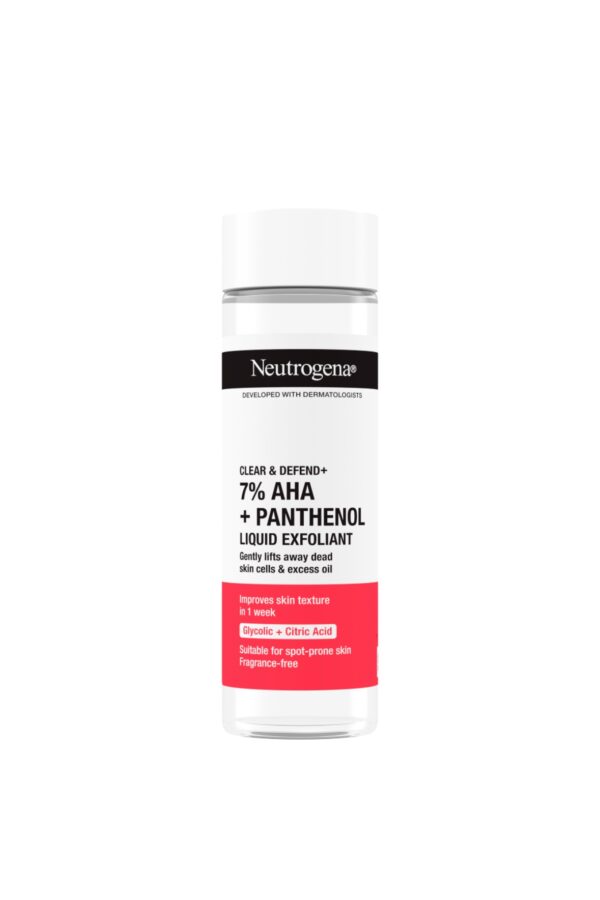Neutrogena® Clear & Defend+ Liquid Exfoliant with AHA + Panthenol